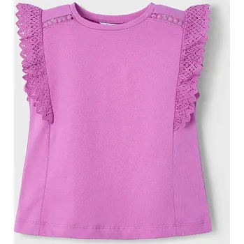 Dětské bavlněné tričko Mayoral 3010.6J.Mini.PPYA růžová 43X, vel. 134