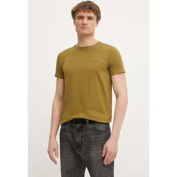 Pánské oblečení Tričko Calvin Klein K10K112724 zelená 91X, vel. S