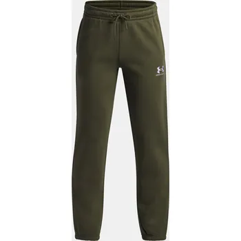 Chlapecké kalhoty Chlapecké tepláky Under Armour B Icon Flc Jogger Tap 1390294-391 Zelená YLG