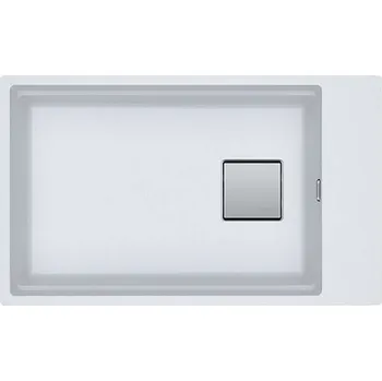 Granitový dřez Jednokomorový granitový dřez Franke bílý