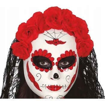 Pleťová maska Maska na obličej Guirca, plastová maska, bílá