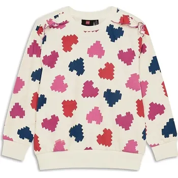 Chlapecká mikina Dětská bavlněná mikina Lego LWSANA 700 11010953 béžová 80X, vel. 152