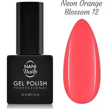 Lak na nehty NANI gel lak 6 ml - Neon Orange Blossom