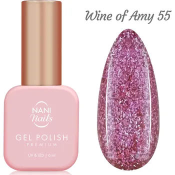 Lak na nehty NANI gel lak Premium 6 ml - Wine of Amy