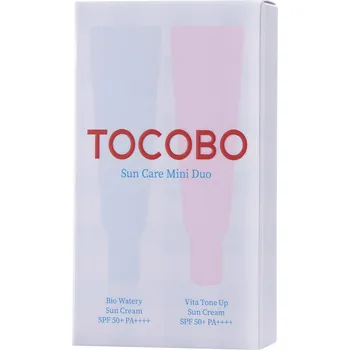 Pleťový krém Sada mini hydratačních krémů s ochranným faktorem SPF+PA++++ - TOCOBO Sun Care Mini Duo