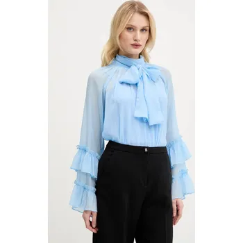 Dámská halenka Halenka Never Fully Dressed NFDTO1672 modrá 50X, vel. M