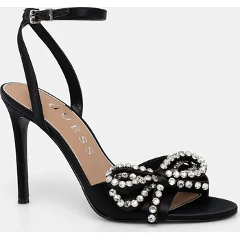 Dámské lodičky Lodičky Guess CHARMIN černá barva, FLFCHA SAT03 FLFCHA.SAT03.BLACK 99X, EUR 36