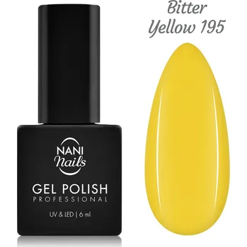 Lak na nehty NANI gel lak 6 ml - Bitter Yellow