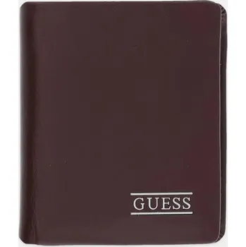 Peněženka Kožená peněženka Guess NEW BOSTON černá barva, SMNEBR LEA22 SMNEBR.LEA22 89X, vel. ONE SIZE