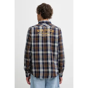 Pánská košile Košile Von Dutch VD.1.CHL.TYLER námořnická modř 59B, vel. XL