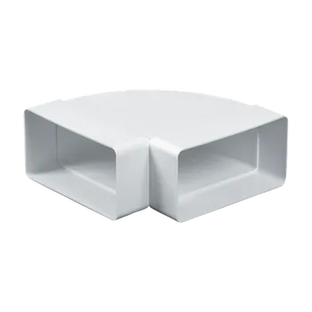 Větrací mřížka Den Braven Koleno vodorovné ploché 90° 150 × 75 mm