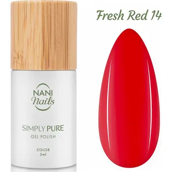 Lak na nehty NANI gel lak Simply Pure 5 ml - Fresh Red