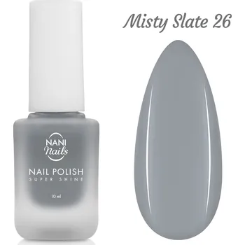 Lak na nehty NANI lak na nehty Super Shine 10 ml - Misty Slate