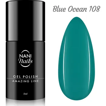 Lak na nehty NANI gel lak Amazing Line 5 ml - Blue Ocean