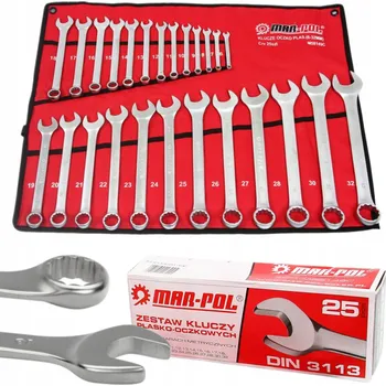 Klíč Sada očkoplochých klíčů Mar-Pol 6-32 mm, 25 kusů v obalu