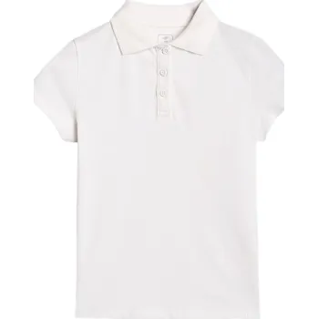 Dětské triko 4F Polo Shirt F613 Dětská velikost: 140 / Barva: bílá