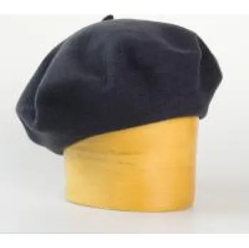 Čepice Dámský vlněný baret tmavě šedá11,5"