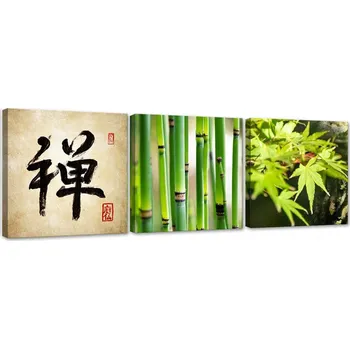 Obraz TROJDÍLNÝ OBRAZ Asie relax zen bambus 120x40