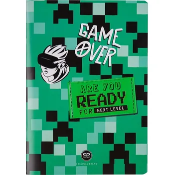 SEŠIT A5 S KOSTKOVANÝM VZOREM, 32 LISTŮ, PP GAME ZONE 68486CP COOLPACK