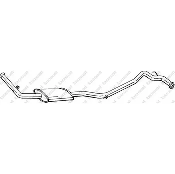Auto-moto BOSAL Střední tlumič výfuku BS 292-225