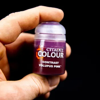Modelářská barva Citadel Contrast: Volupus Pink 18ml - barva na figurky miniatury