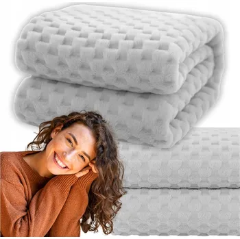 Prostěradlo Deka MORE&DECO polyester 160 cm x 200 cm šedá