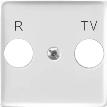 Elektrická zásuvka PGPA-UK/00 ARIA krytka zásuvky RTV koncové bílá