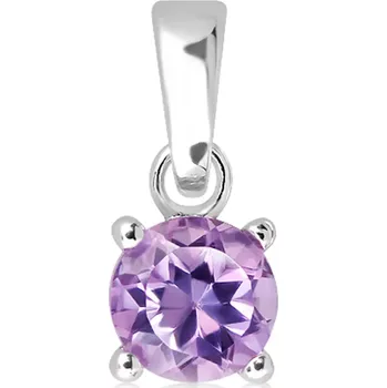 Přívěsek Janus S Ametyst - stříbrný přívěsek s ametystem