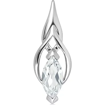 Přívěsek Erosa S White Topaz - stříbrný přívěsek s bílým topazem