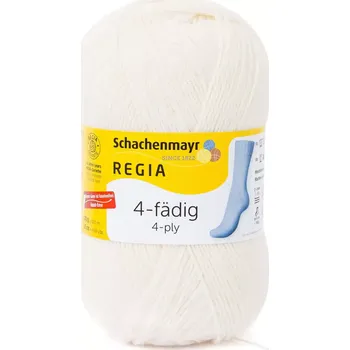Příze Regia 4-Ply Uni 1992 Přírodní (Ponožková příze Regia Uni 4 Ply 1992 Natur)