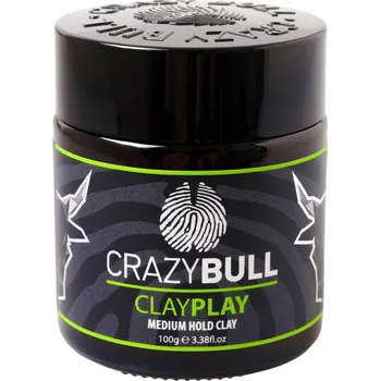 Stylingový přípravek CrazyBull Clay Play Medium Hold Clay - Stylingová hlína 100 g