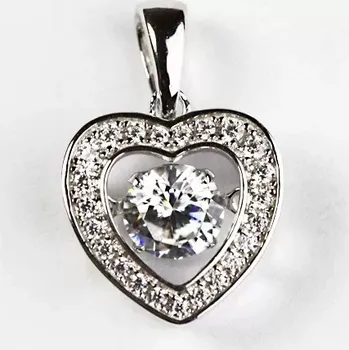 Přívěsek Lynn Silver - stříbrný přívěsek se zirkony