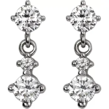 Náušnice Laila - stříbrné naušnice se zirkony