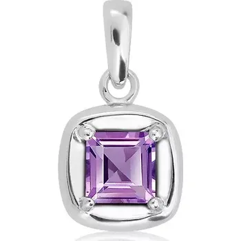 Přívěsek Ingo S Amethyst - stříbrný přívěsek s ametystem