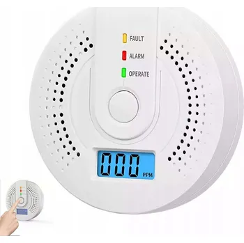 Detektor CO Detektor Oxidu Uhelnatého Senzor s LCD displejem, alarm, detektor úniku CO