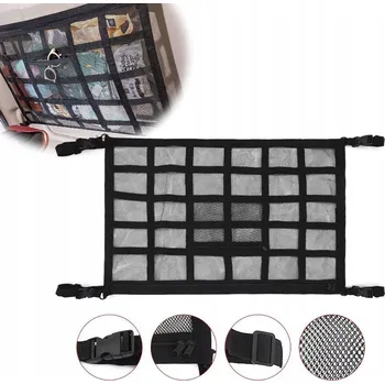 Organizér do auta ZÁVĚSNÝ ORGANIZÉR DO AUTA SÍŤOVÁ STŘEŠNÍ síťka do stropu