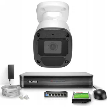 IP kamera IP monitorovací sada 1x kamera BCS-B-TIP15FR3(2.0) 5 Mpx IR 30 m PoE 1 TB
