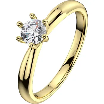 Prsten Zurina GW Safír - zásnubní prsten ze žlutého zlata