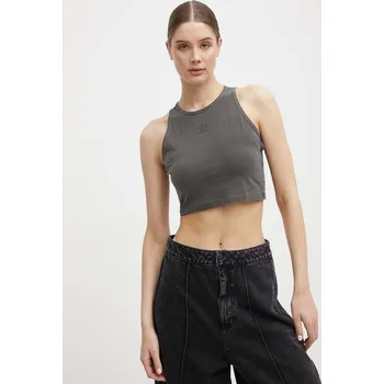 Top adidas Originals dámský, šedá barva, IU2709 90Y, vel. L