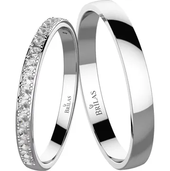 Prsten Amora White - snubní prsteny z bílého zlata