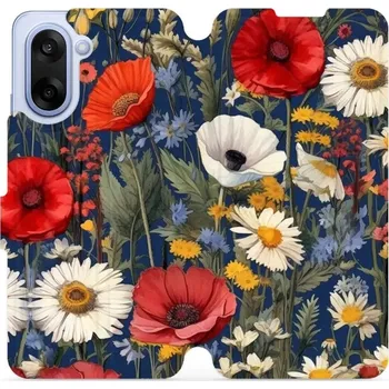 Pouzdro na mobilní telefon Flipové pouzdro Mobiwear - OnePlus Nord CE5 - VP46S Temná louka (Knížkové flip pouzdro, obal, kryt na mobil OnePlus Nord CE 5 - VP46S Temná louka, materiál Umělá kůže + TPU - ochrana 360°, stojánek, silikonová vanička, magnetické zavírání)