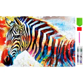 Real Home Diamantové vyšívání - vzor zvířete 5D 150