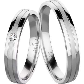 Prsten Zita White - snubáčky z bílého zlata