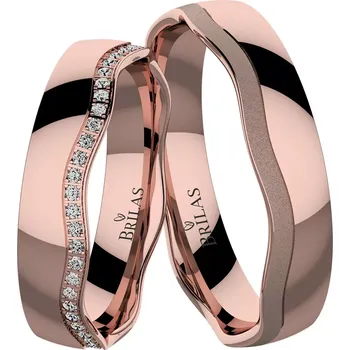 Prsten Dalma Red - snubní prsteny z růžového zlata