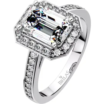 Prsten Olivia White - velkolepý prsten z bílého zlata