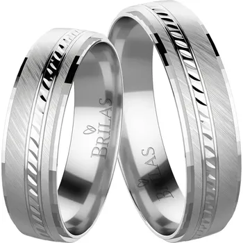 Prsten Romana White - snubní prsteny z bílého zlata