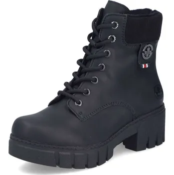 Dámské kozačky Dámská kotníková obuv RIEKER 74532-00 černá W5 41