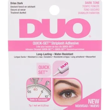 Ardell Duo Quick-Set™ Striplash Adhesive Dark Tone - Lepidlo na umělé řasy se štětečkem 7 g