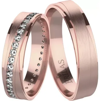 Prsten Xali Red - snubní prsteny z červeného zlata