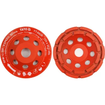 Brusný kotouč Yato Kotouč diamantový 125 x 22,2 mm brusný